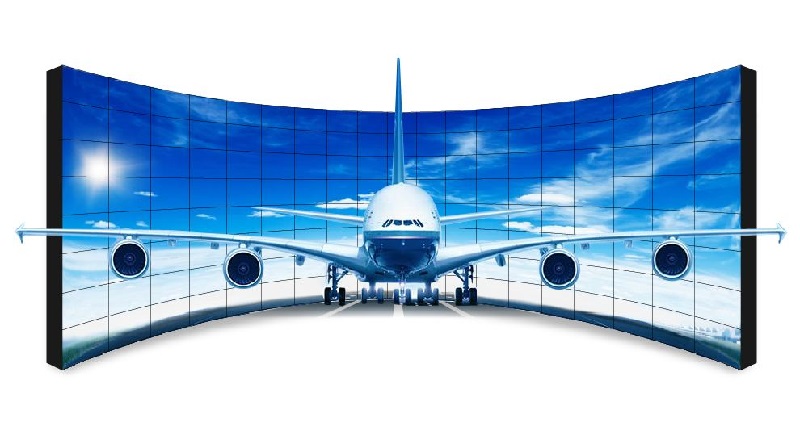 液晶屏弧形拼接